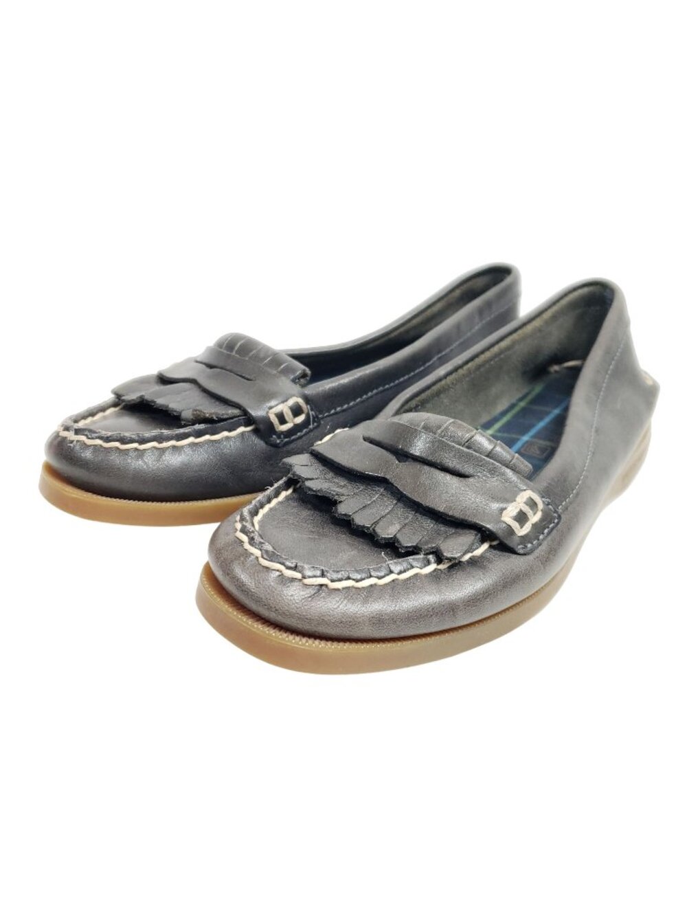 Sperry Top-Sider Boat Shoes Avery Women's Size 6.5  Gray Leather